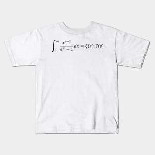 Riemann Zeta function and Euler Gamma Function Kids T-Shirt